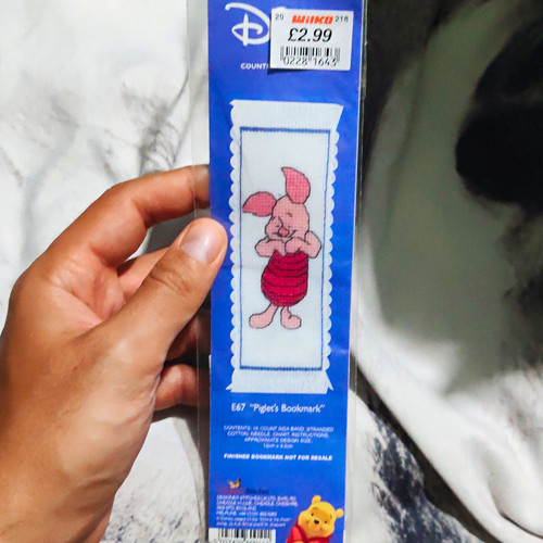 Disney piglet bookmark cross - disney,