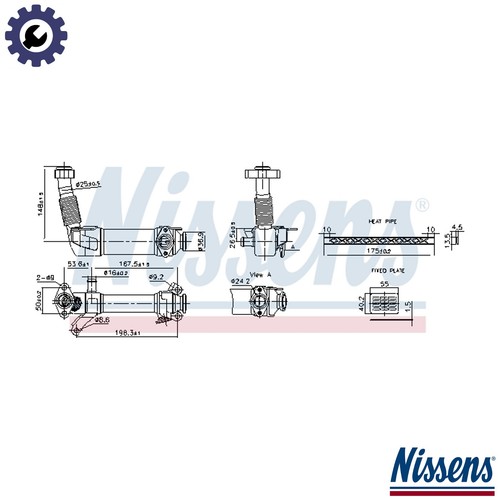 Cooler exhaust gas - cooler,