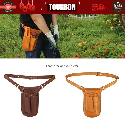 Tourbon leather garden belt - garden,