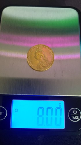 1892 gold sovereign victoria - gold,