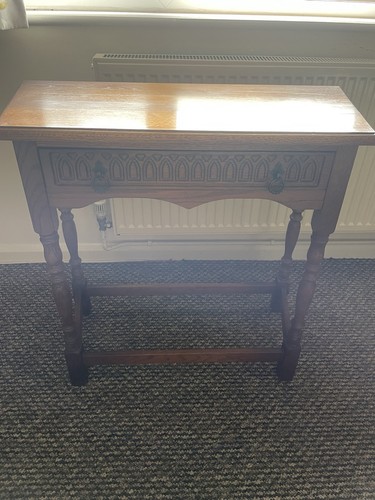 Solid oak console - solid, with