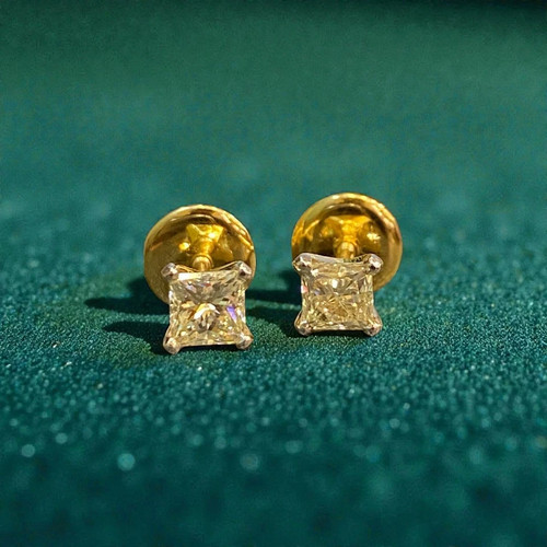 5ct princess cut - 0.5ct, lab-created