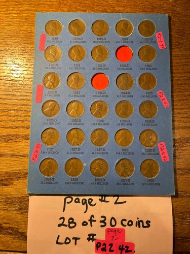 Coin lincoln cent - 30,