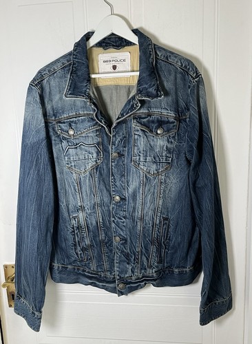 883 police denim jacket mens - 883,
