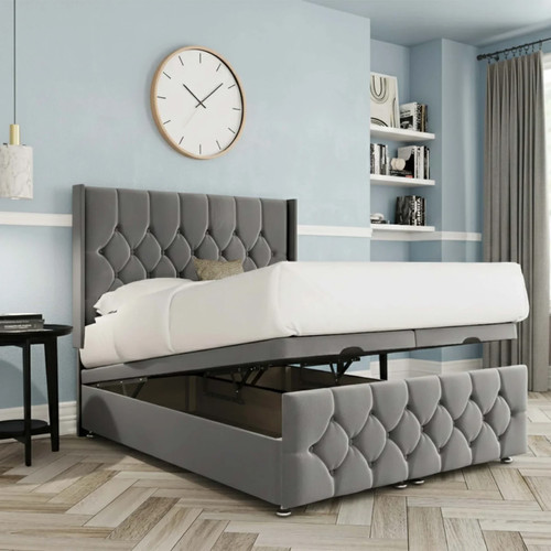 Divan ottoman bed chesterfield - bed,