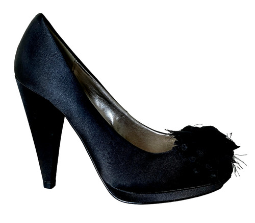 Black gardenia satin - gardenia, high