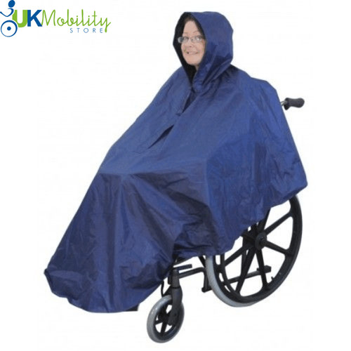 Wheelchair waterproof poncho - waterproof,