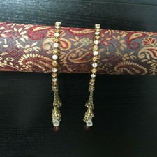 Gold diamond jumar bangles