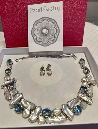 Necklace and earring set - and,