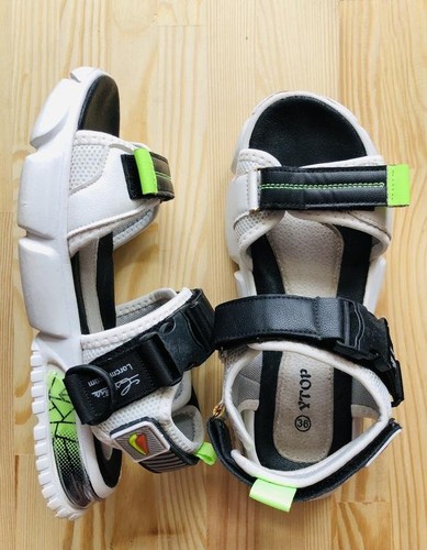 Womens top sandals white - y,