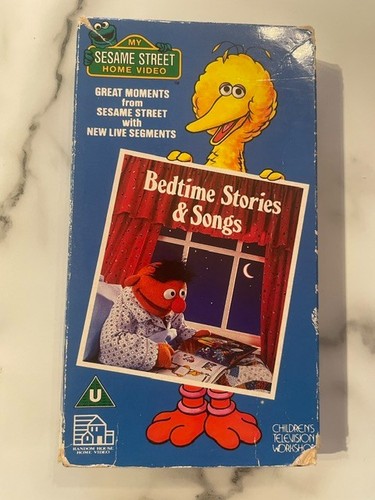 Vhs sesame street bedtime - vhs, (bedtime
