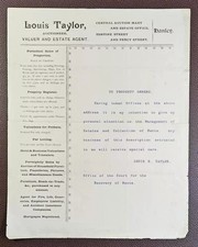 Early 1900s Louis Taylor