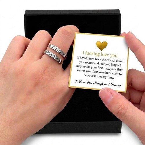 Fcking love you ring - i,