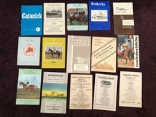 Horse racing race cards /