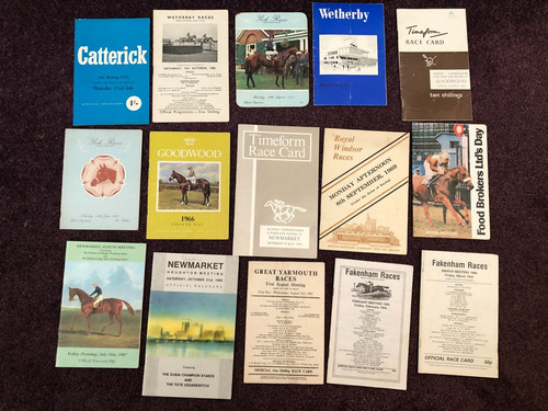 Horse racing race cards - , /