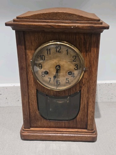 Antique 1880s striking mantel - 1880s,