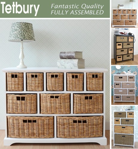 Large white basket - large, storage