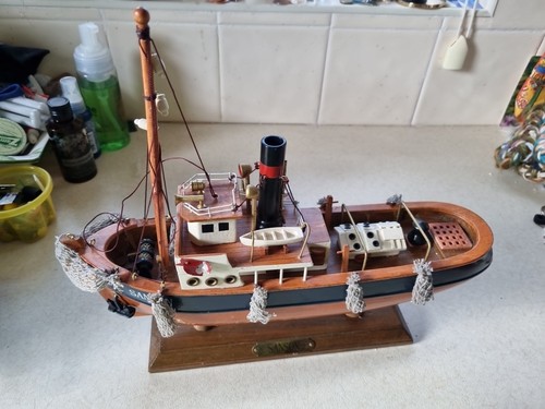 Vintage sanson tugboat - vintage,