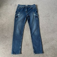 Falmer embroidered jeans size - embroidered,