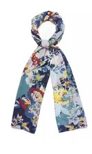 Laura Ashley Floral 100% Silk