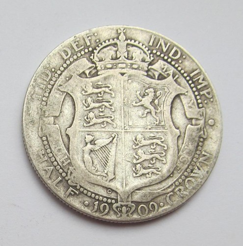 Edward vii 1909 silver - vii,