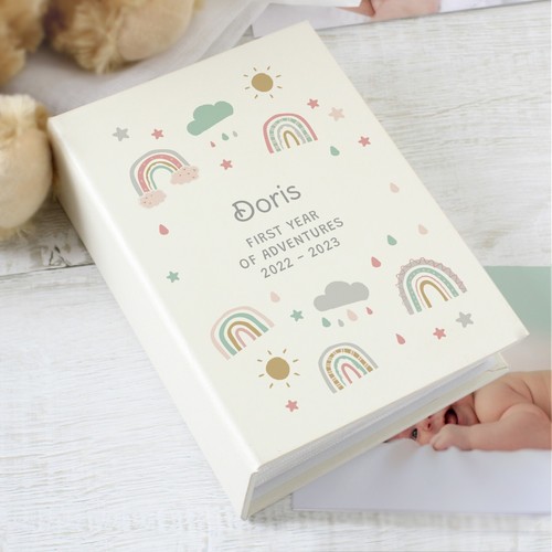 Personalised rainbow 6x4 photo - rainbow,