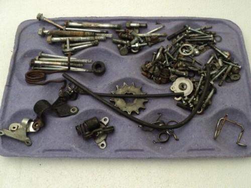 Honda xl250 250 d112 - 250, nuts