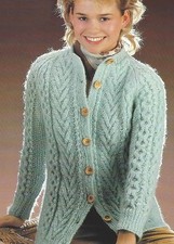 Ladies Aran Cardigan/Jacket