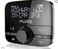 Pure Highway 600 In-car Dab/dab Audio Adapter with Bluetooth FM Transmitter!!NEW