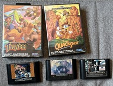 Sega Mega Drive PAL 5 X Game Bundle.  All Are Working