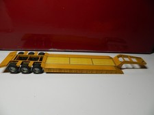 1:50 Scale 3 Axle Swan Neck Low Loader Trailer in Yellow  in G/VGC.