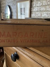 Vintage Food Advertising Wooden Crate 🌿