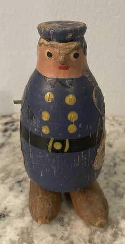 Vintage folk art carved wood - folk,