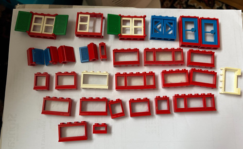 Vintage lego windows - vintage, &