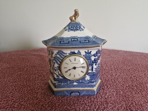 Wedgwood willow pattern clock - willow,