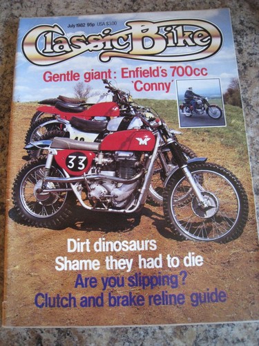 Classic bike magazine jul 1982 - classic,