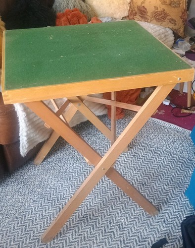 Vintage folding wooden - vintage,