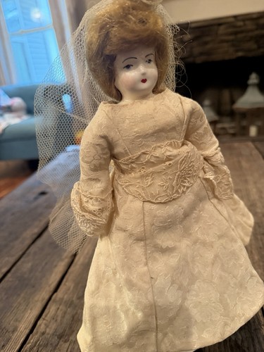 Antique vintage china head - vintage,