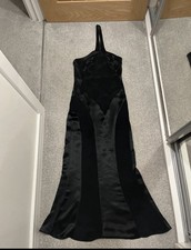 Next Shift Black Linen Dress