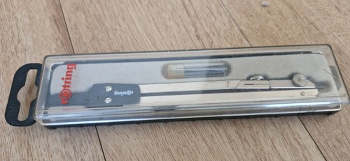 Vintage rotring compass with - vintage,