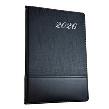 2026 Day A Page Dairy Appointment Book Leather Cover Monthly Writing Journal UK
