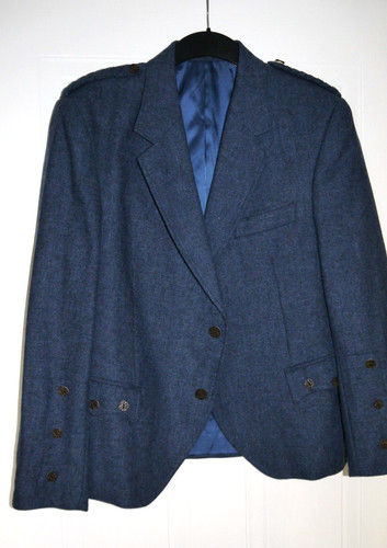 Superb blue tweed - blue, argyll