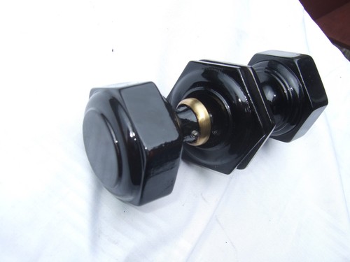 Wooden door handles restored - handles,