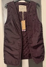 Jack Wills Silverdale Parka Aubergine Gilet Women’s Jacket Size 14 New RRP £159