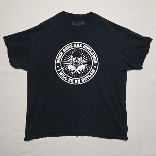 Outlaw skull graphic gun - outlaw,