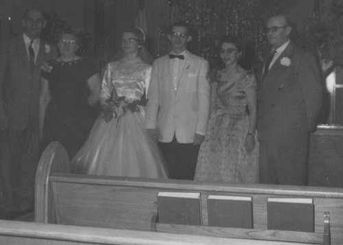 1950s wedding portrait bride - wedding,