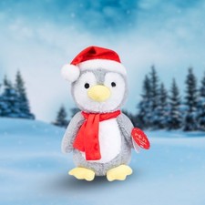 Christmas Penguin Plush With