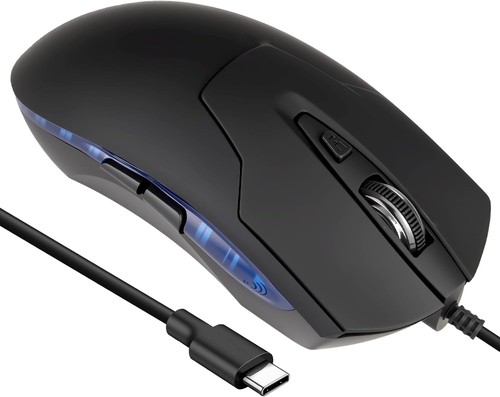 Wired usb mouse - c, mouse,
