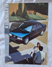 Renault 9 UK Marketing Sales