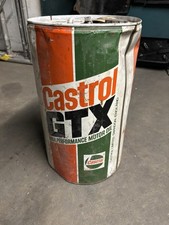 Rare Castrol GTX Oil Can - Large 25 Litres - CG